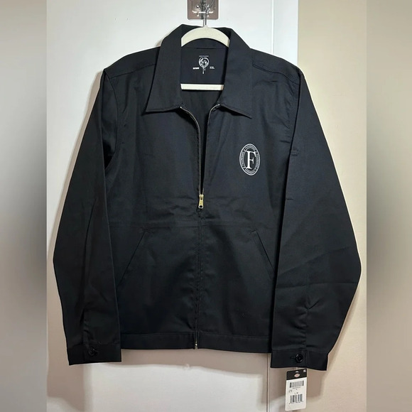 NWT Dopamine x FVCKRENDER Limited Edition Black Dickies Zip Jacket Size Large - Picture 3 of 10